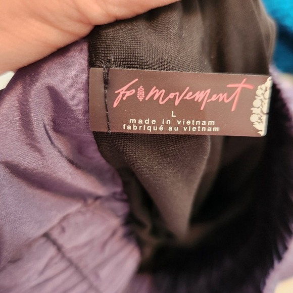 Free People Movement Purple Shorts Size Large - Picture 7 of 7